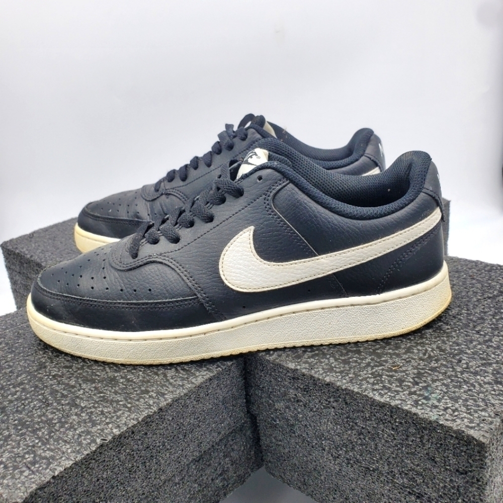 Nike Court Vision Men’s Low Top Black White CD5463-001 Size 8 Shoes